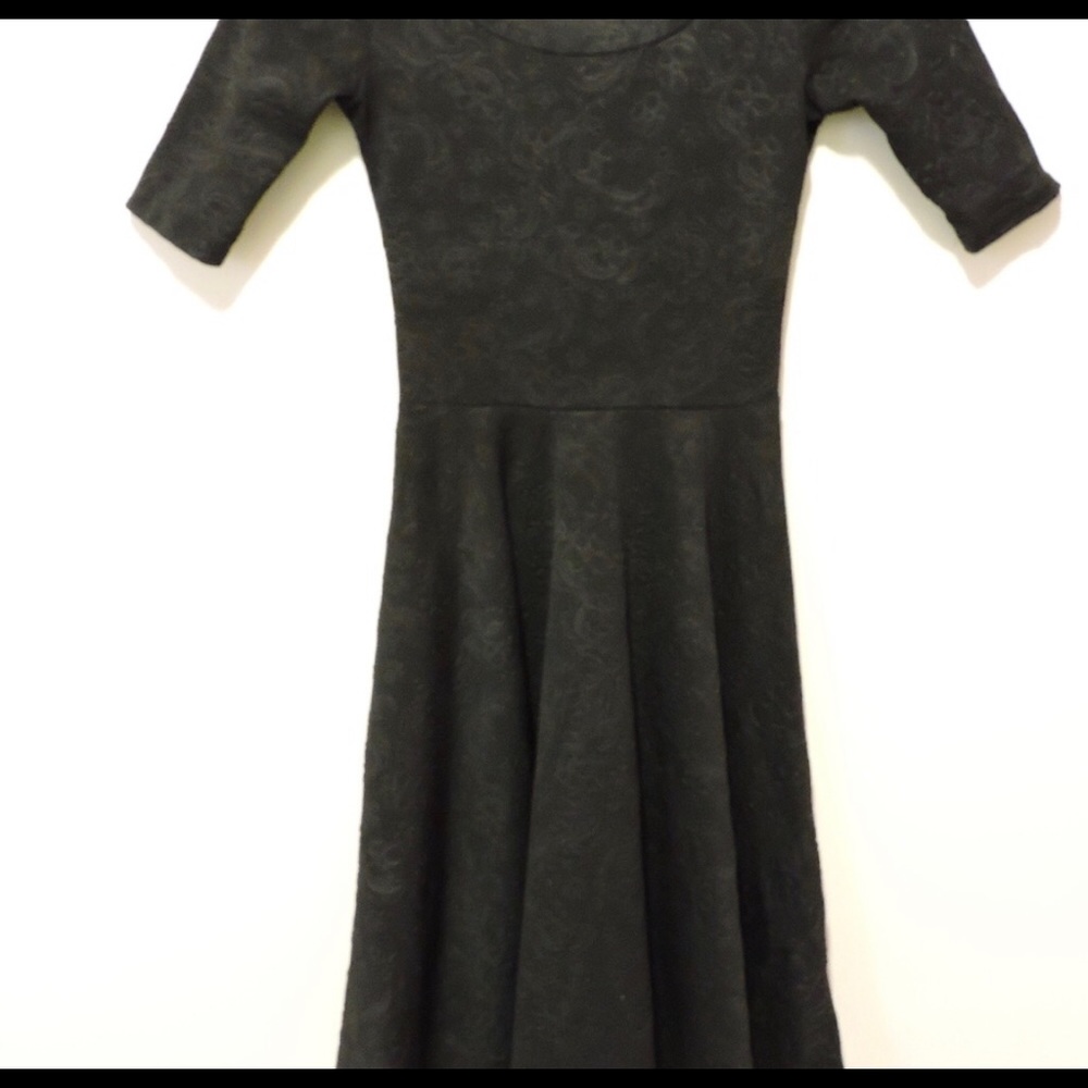 Lularoe Nicole black dress xxs